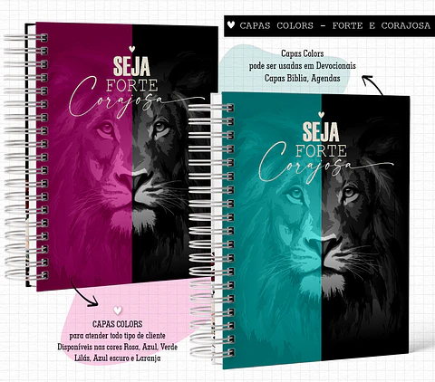 Arquivo Capa para Agenda Leão de Judá em Jpg 