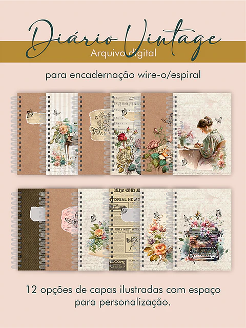 Arquivo Combo Vintage Encadernação 2024 em Pdf