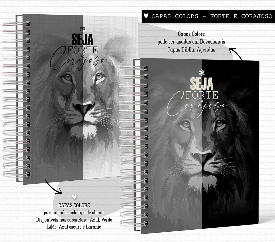 Arquivo Capa para Agenda Leão de Judá em Jpg  3