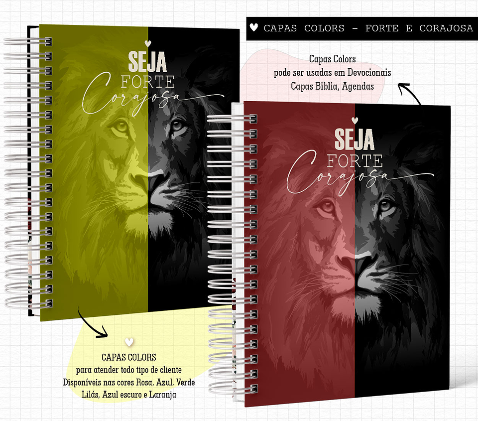 Arquivo Capa para Agenda Leão de Judá em Jpg  6