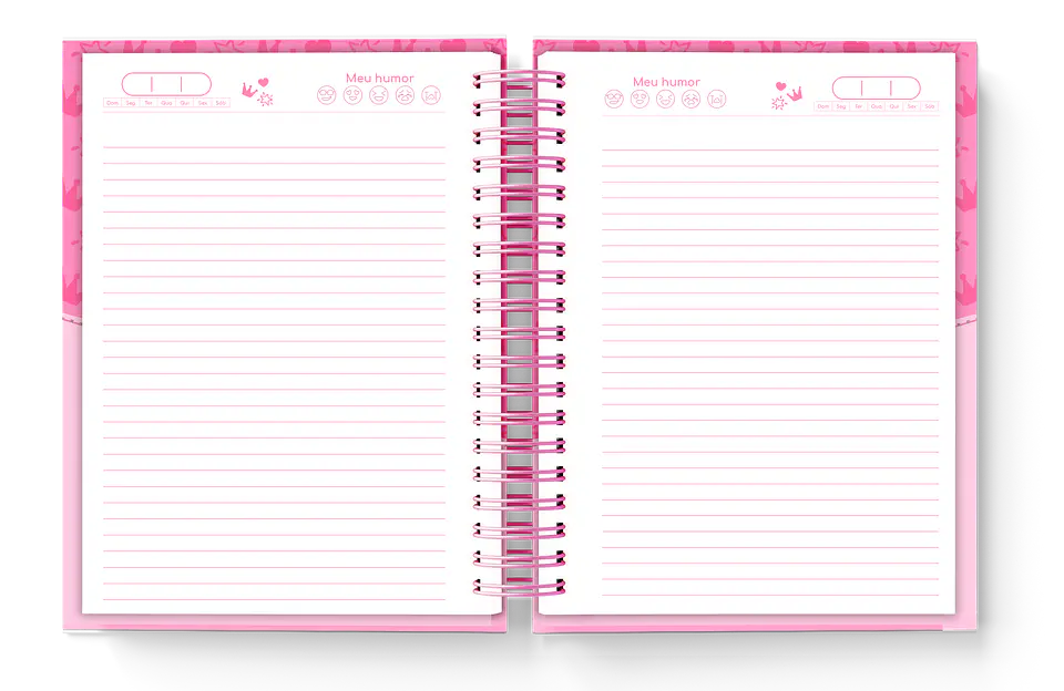 Arquivo Agenda e Caderno Rosa Menina Pink 2024 em Pdf   5