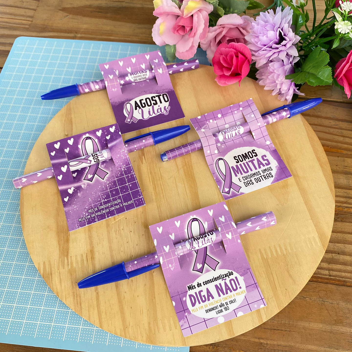 Arquivo de Corte Agosto Lilás em Pdf 1