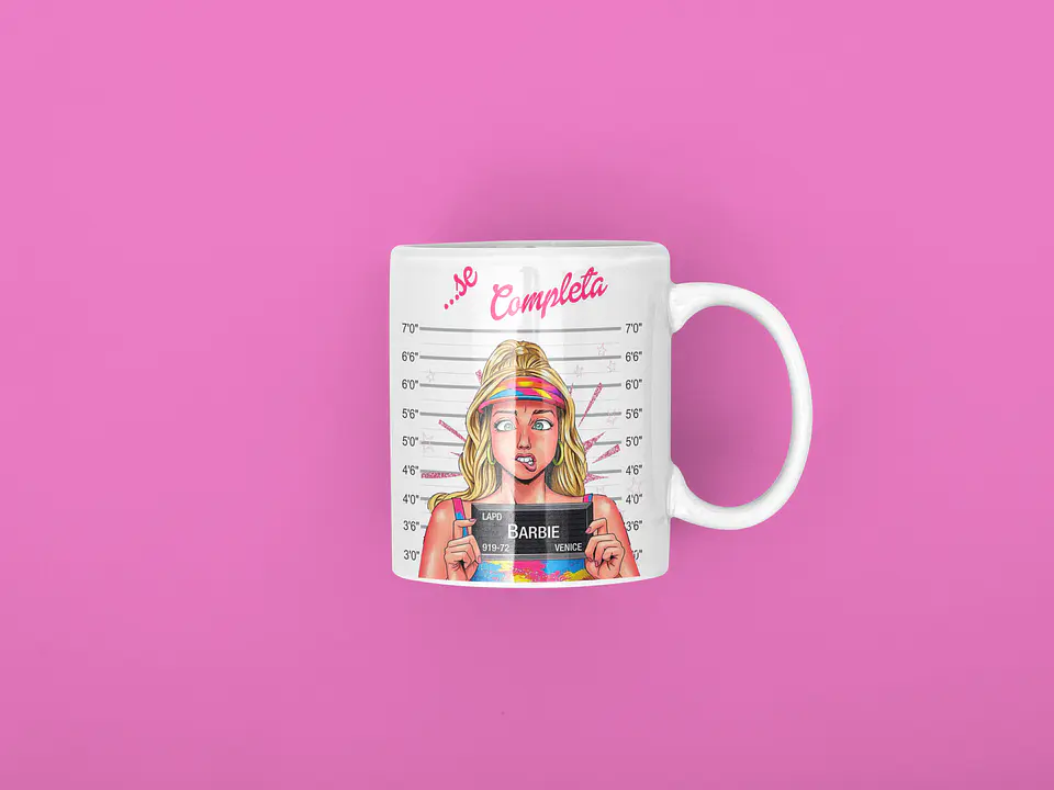  Artes para Caneca e Camisa Casal Barbie Arquivos CorelDraw 3