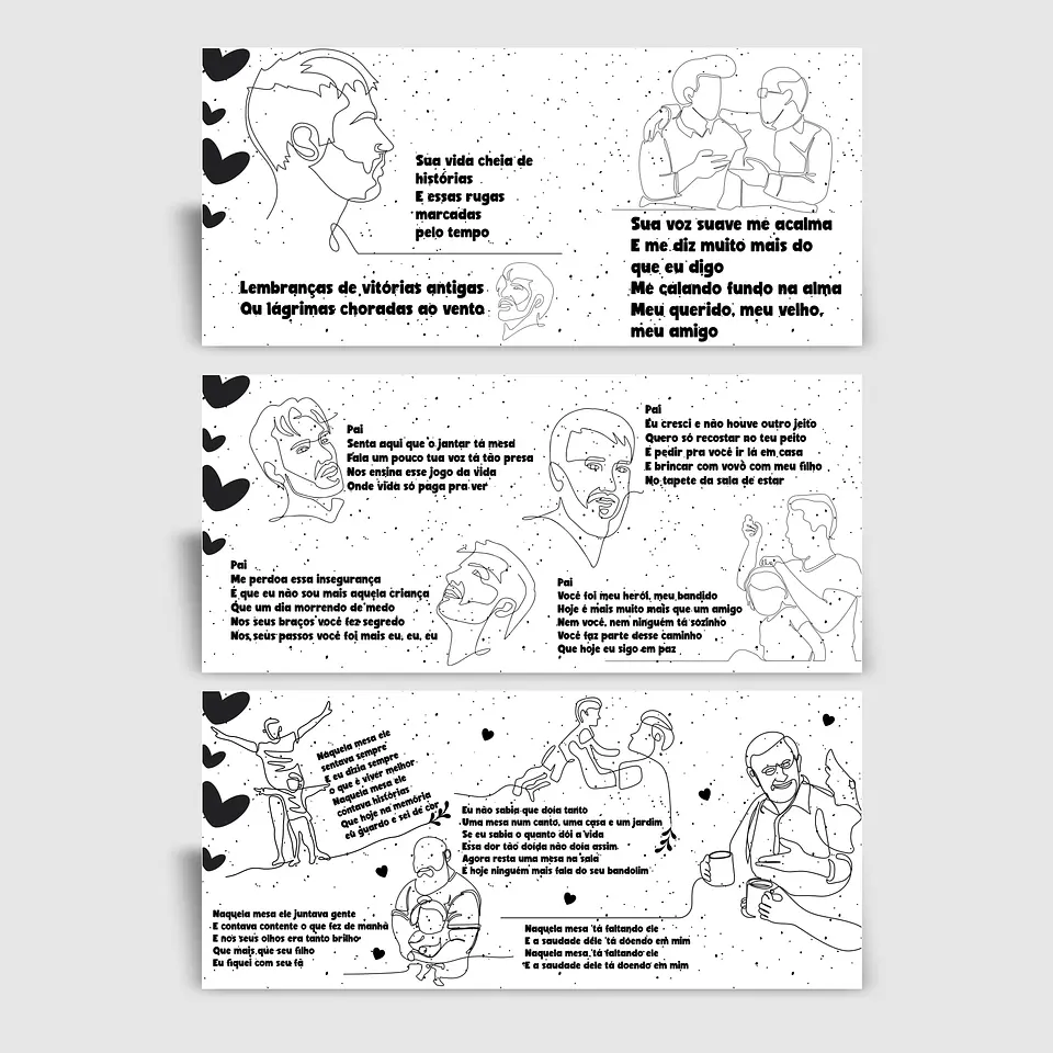 3 Artes Canecas Musica Minimalista Masculina em Corel Draw   5