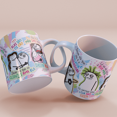 Arte Caneca Deixe ela que ela é a Melhor Vendedora Arquivo Png