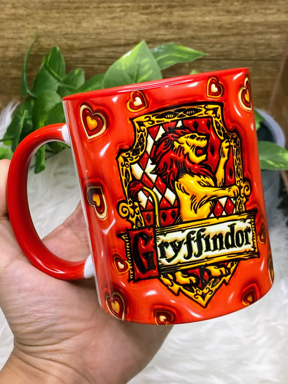 4 Artes Canecas Harry Potter Casas 3D em Jpg 2