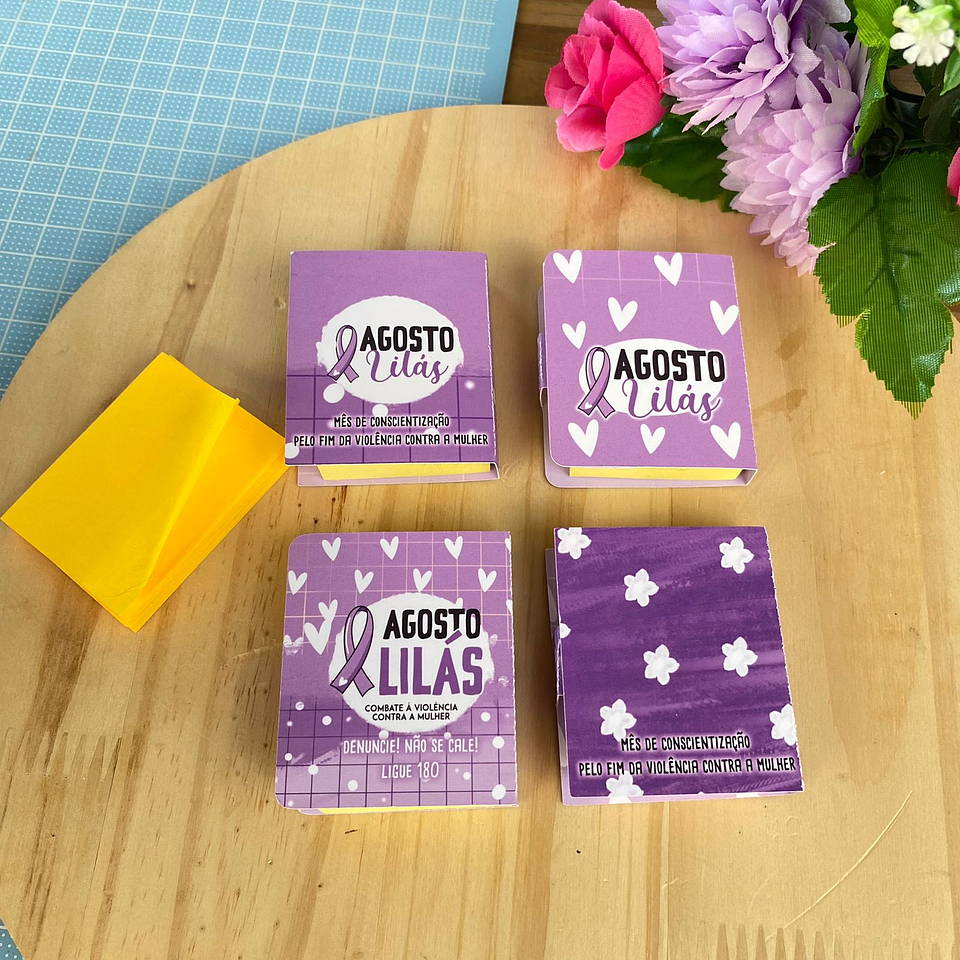 Arquivo de Corte Agosto Lilás em Pdf 7