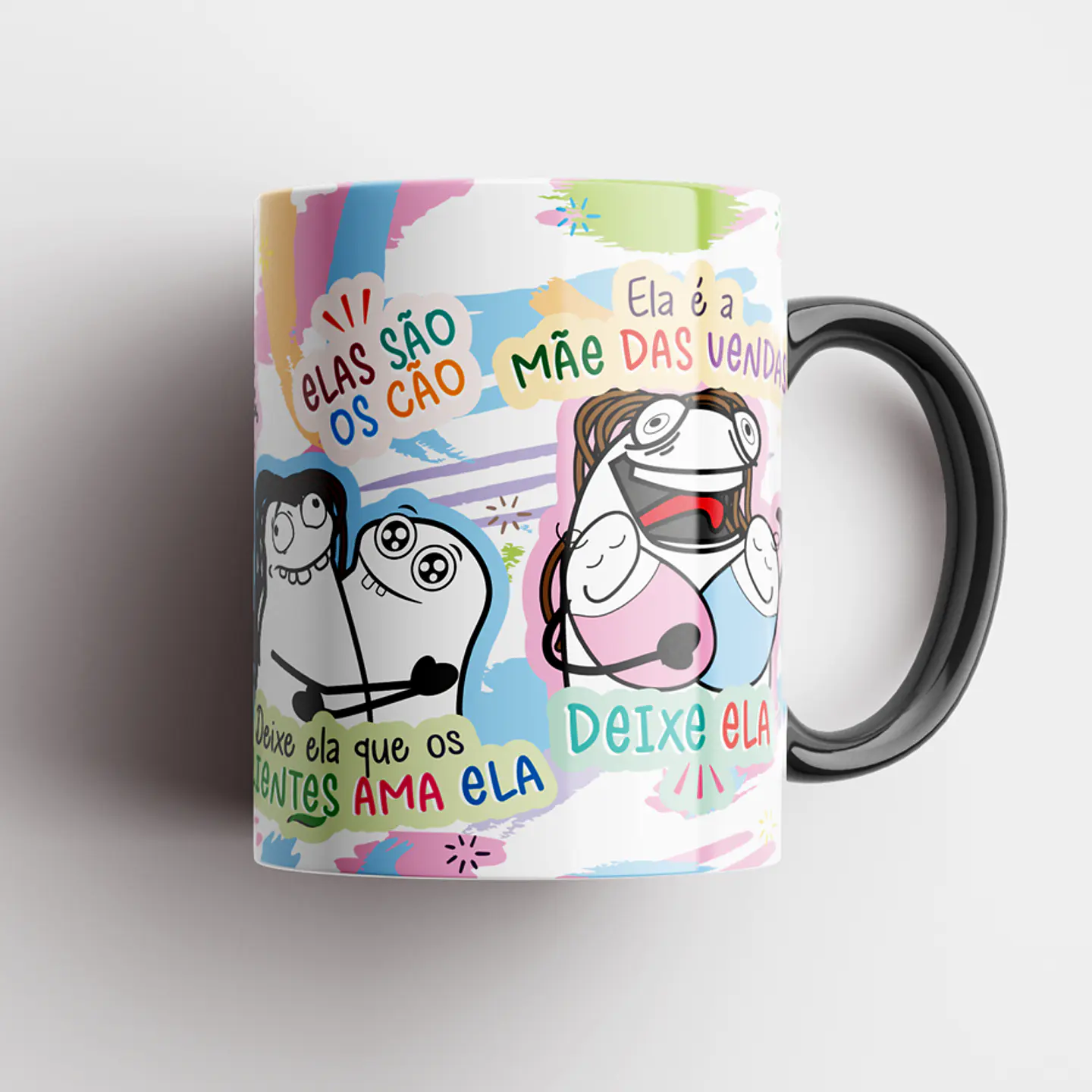Arte Caneca Deixe ela que ela é a Melhor Vendedora Arquivo Png 6
