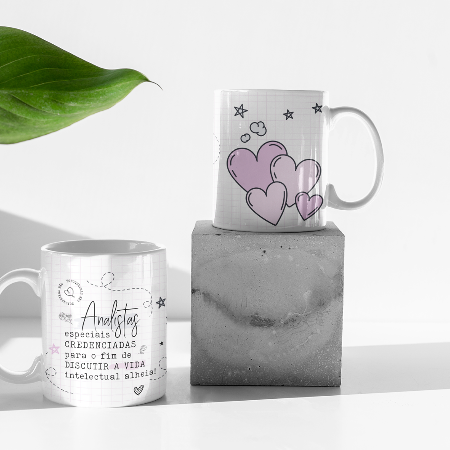 5 Artes Canecas Amigas Minimalista em CorelDraw 5