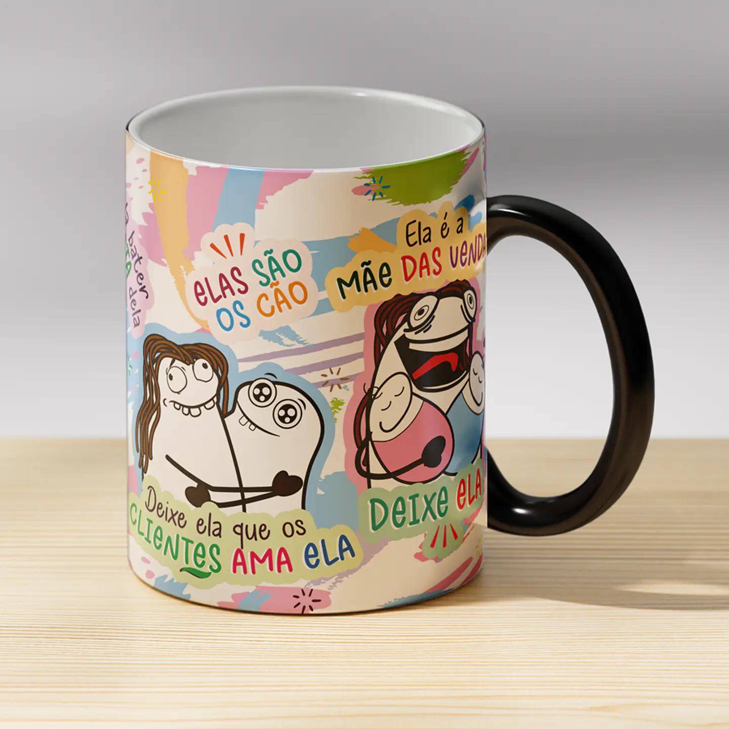 Arte Caneca Deixe ela que ela é a Melhor Vendedora Arquivo Png 9