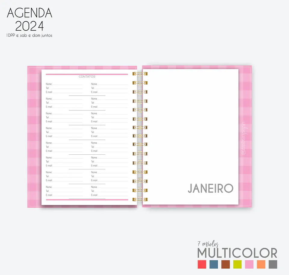 Arquivo Agenda MultiColor 2024 em Pdf  14