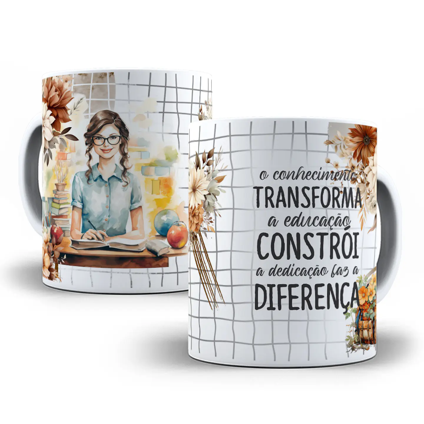 10 Artes para Caneca Dia dos Professores em CorelDraw 5