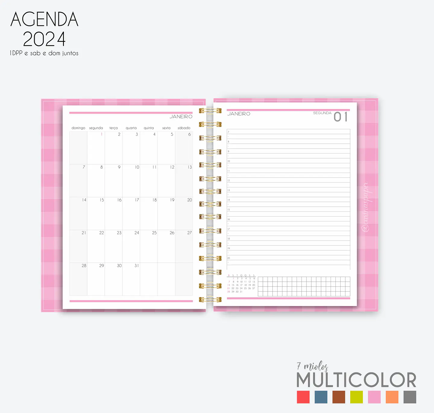 Arquivo Agenda MultiColor 2024 em Pdf  15