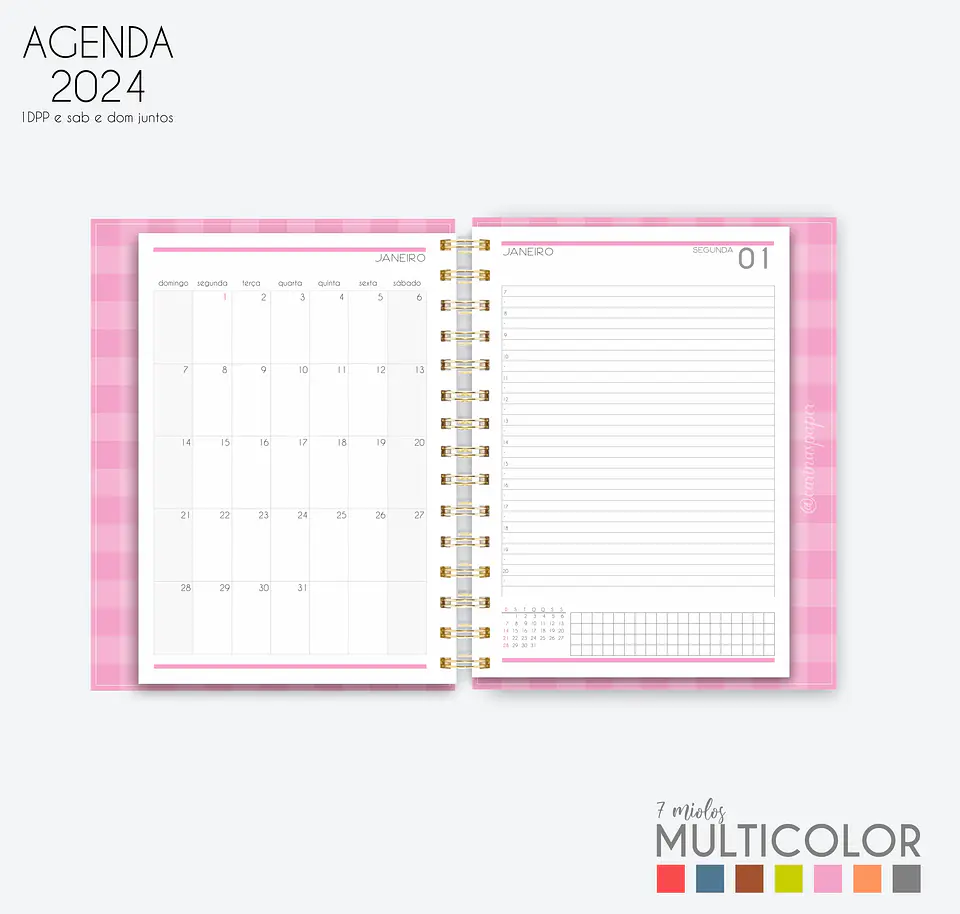 Arquivo Agenda MultiColor 2024 em Pdf  15