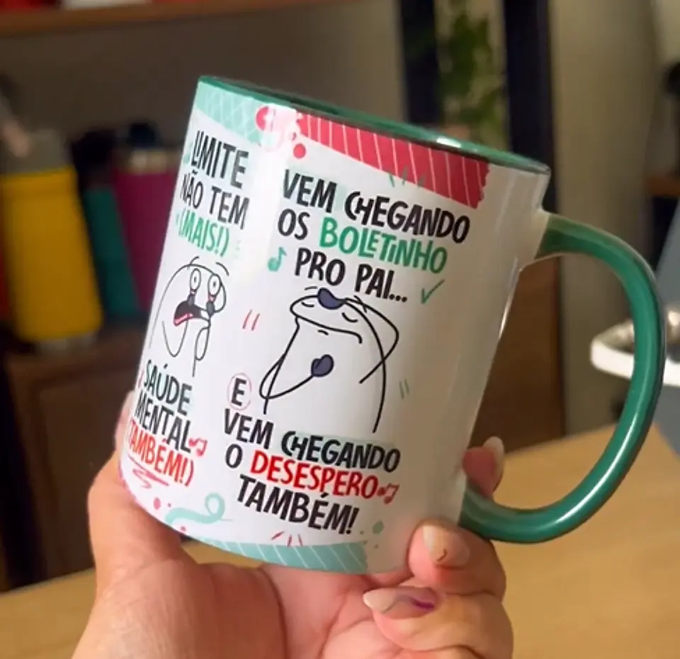 Arte Caneca Fui Passando no Crédito Esqueci a Fatura Arquivo Png  3