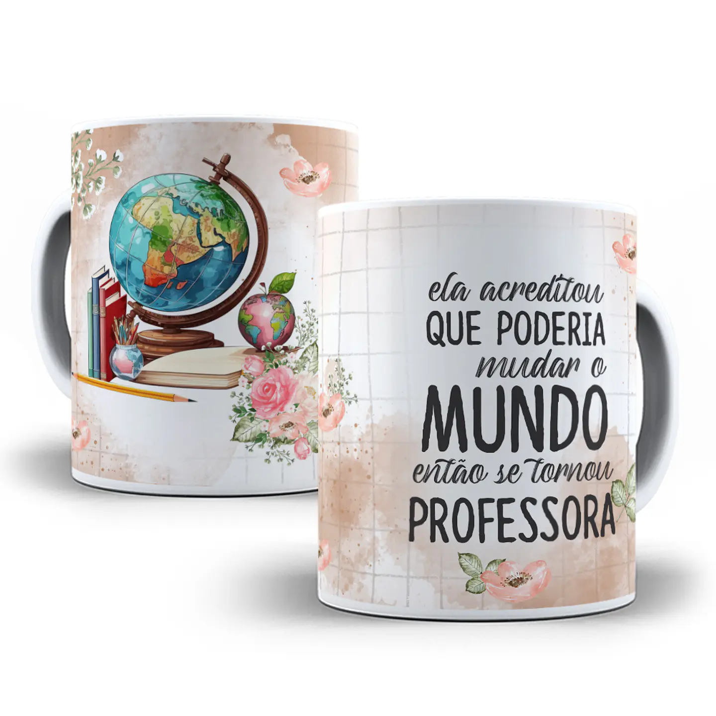 10 Artes para Caneca Dia dos Professores em CorelDraw 10