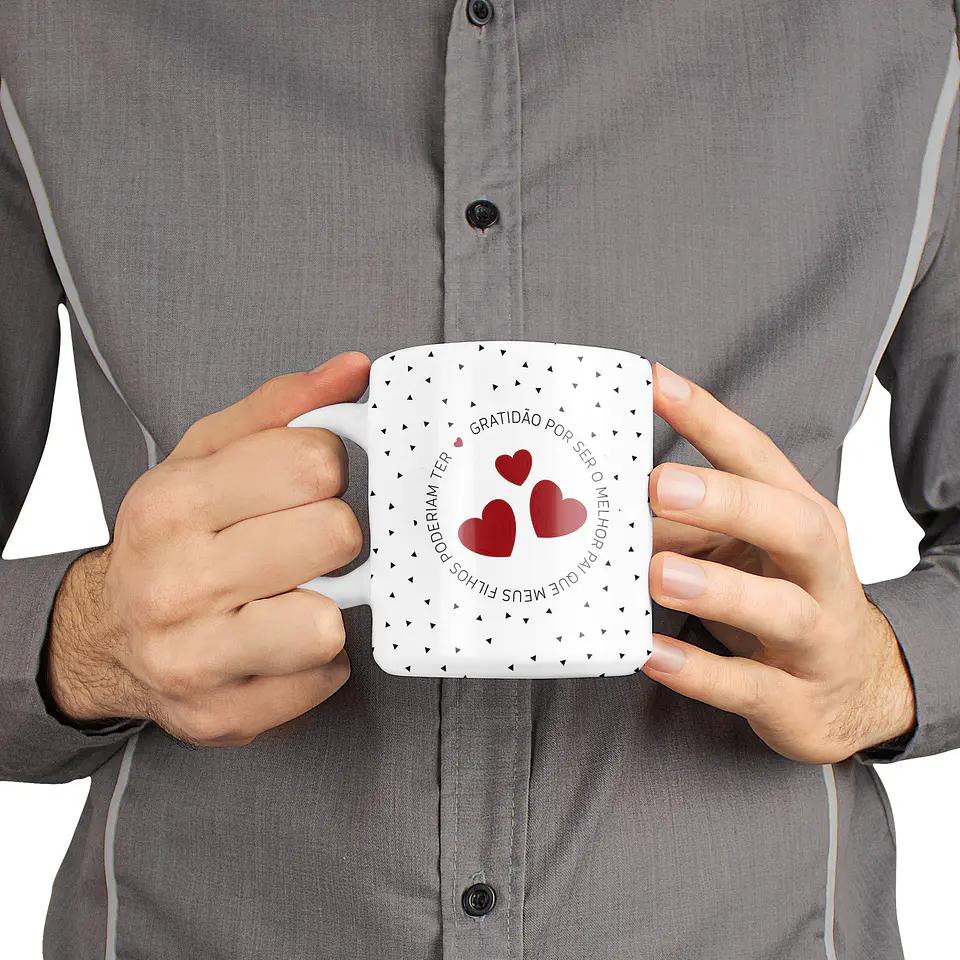 10 Artes Canecas Dia dos Pais Minimalista em Corel Draw 8