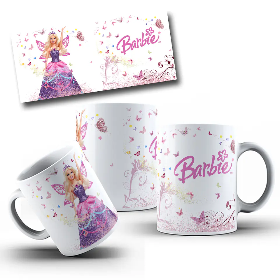 10 Artes Canecas Barbie em Photoshop 9