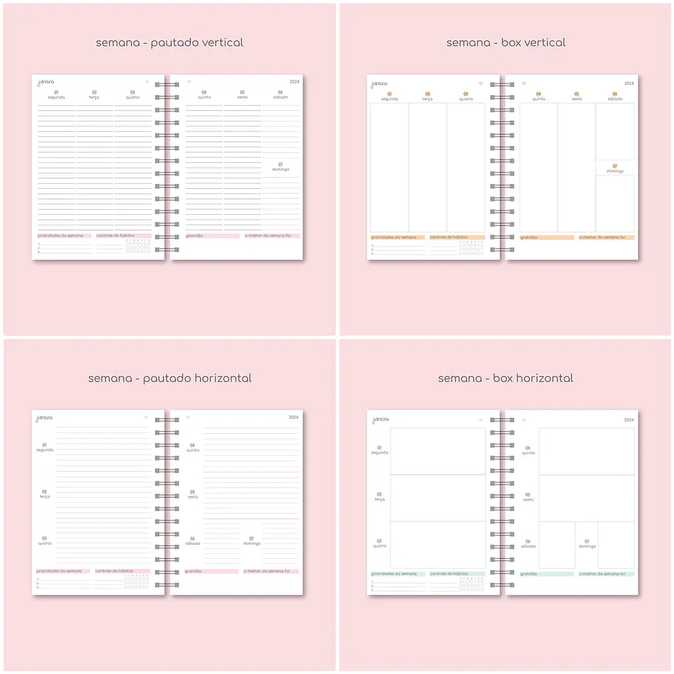 Arquivo Combo Agendas e Planner 2024 em Pdf 6