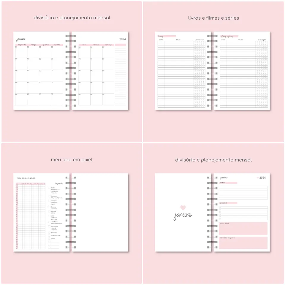 Arquivo Combo Agendas e Planner 2024 em Pdf 7