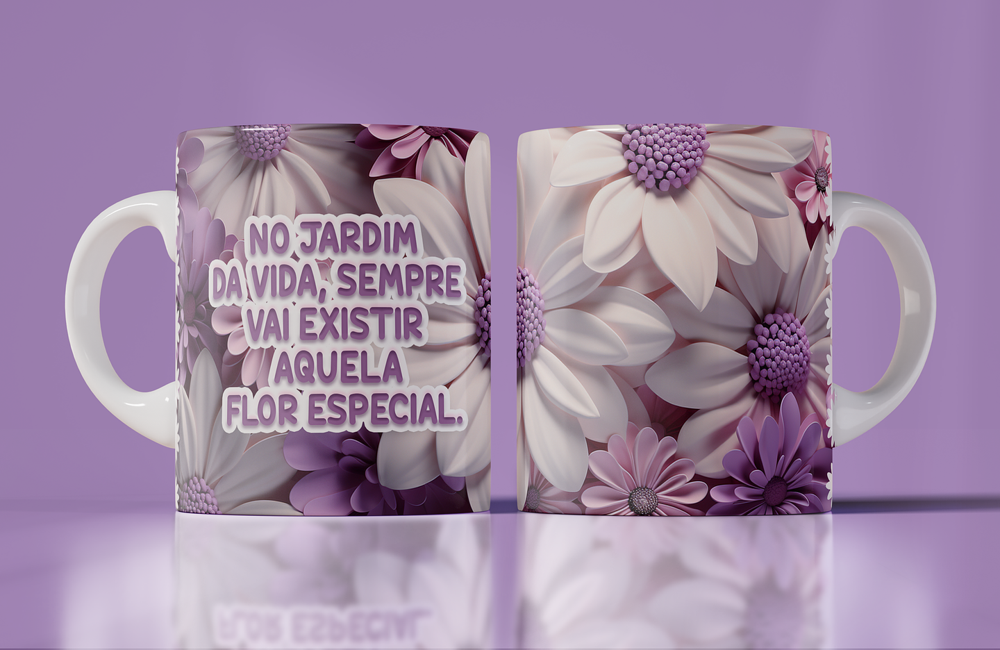 15 Artes Canecas Flores 3d em Photoshop 1