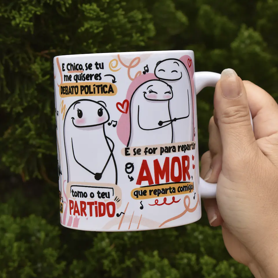 Arte Caneca Luisa Sonza - Chico se tu me quiseres sou dessas de se apaixonar Arquivo Png   2