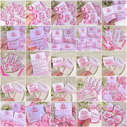 Arquivo de Corte Outubro Rosa Completo em Pdf