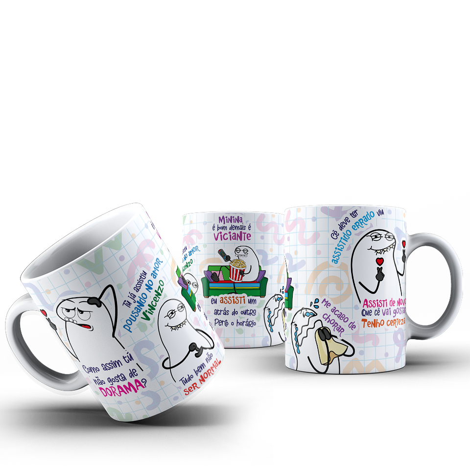 Arte Caneca Como assim tú não gosta de Dorama Png 3