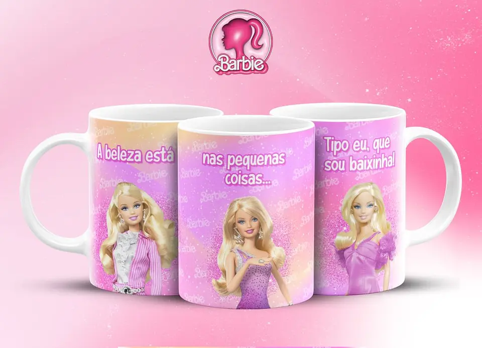 16 Artes Canecas Barbie Frases em Jpg 2