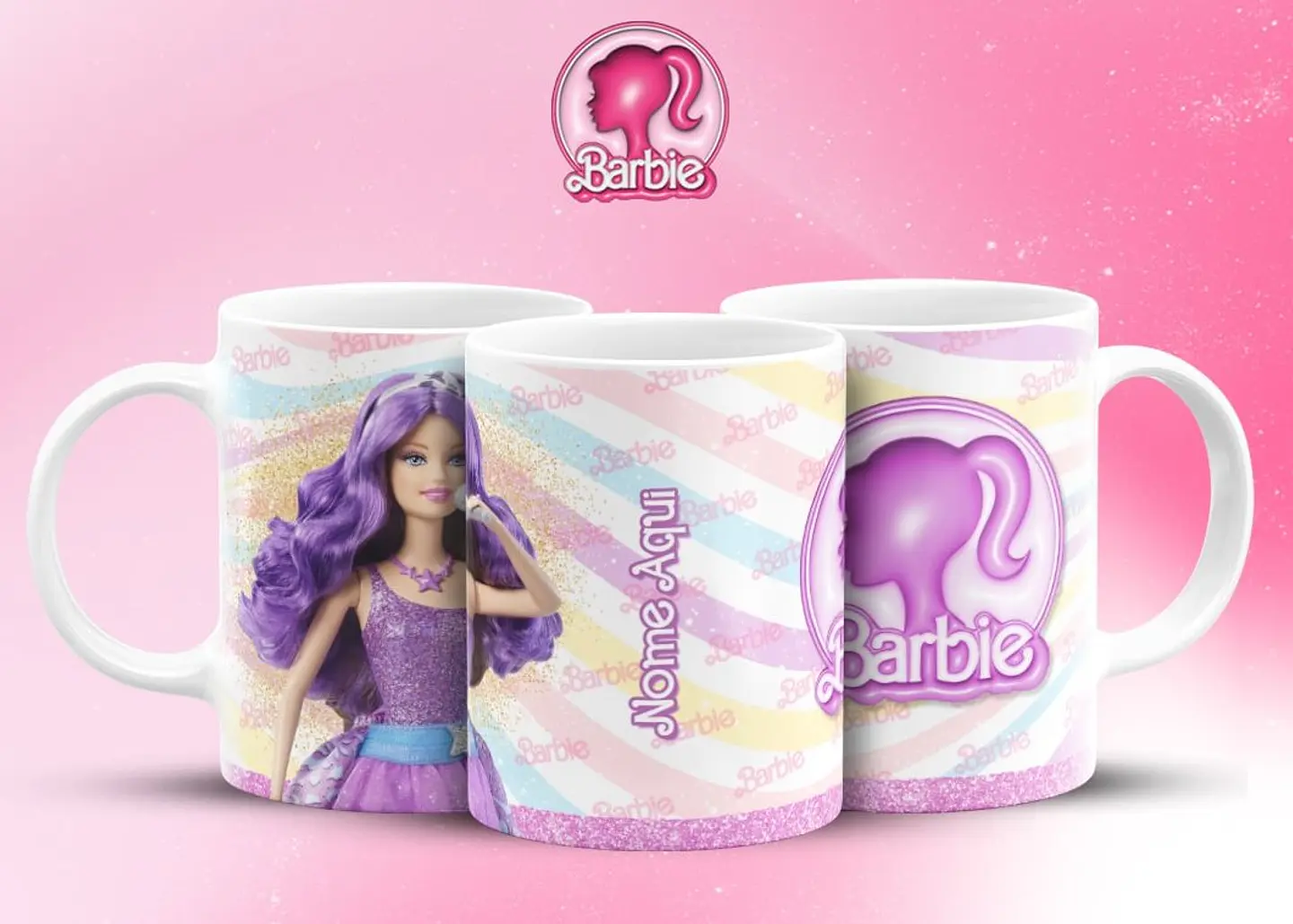 16 Artes Canecas Barbie Frases em Jpg 5