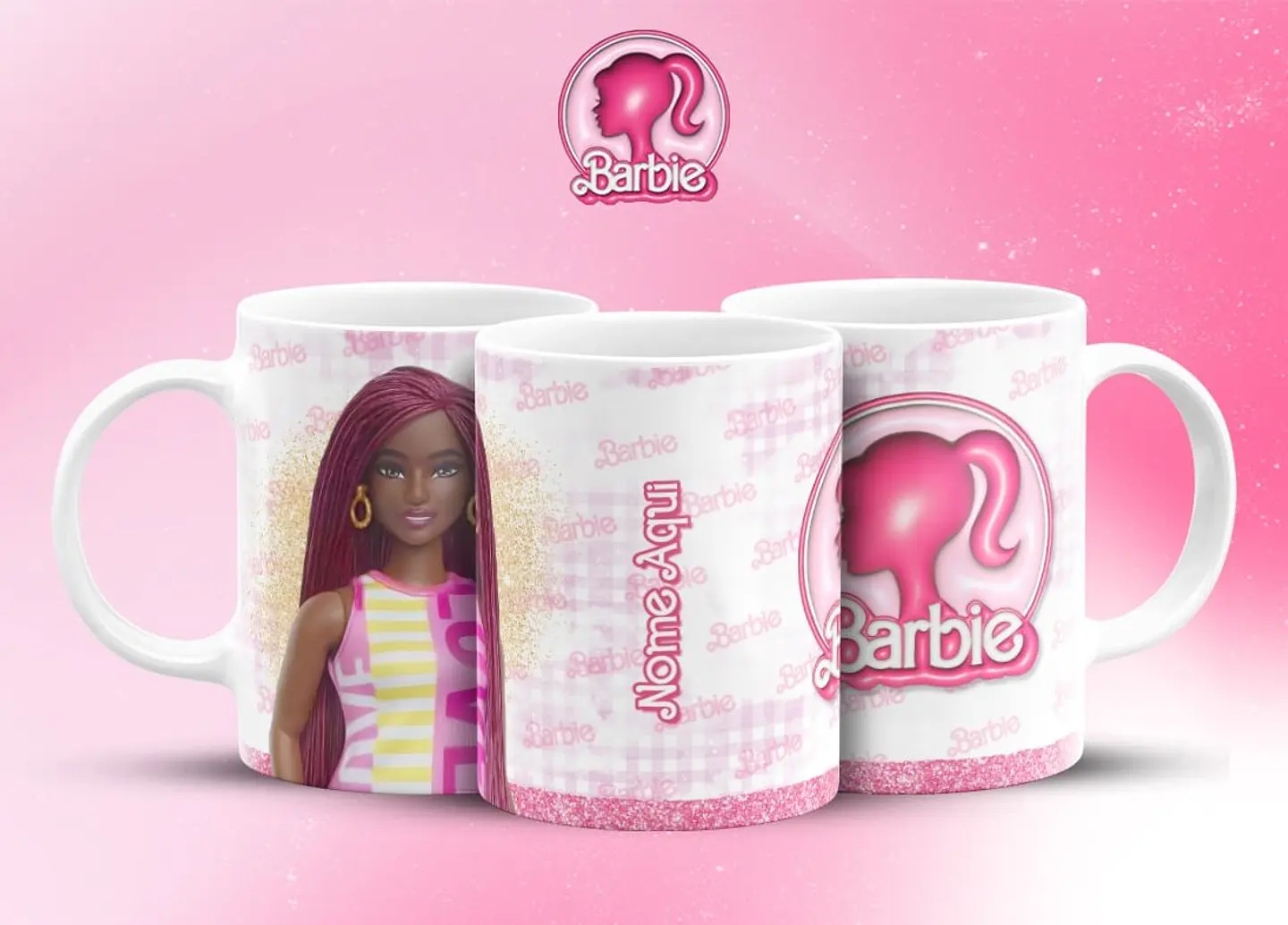 16 Artes Canecas Barbie Frases em Jpg 6