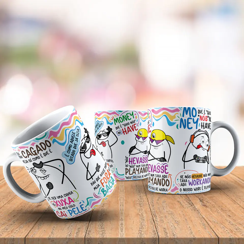 Arte para Caneca Eu Sou cagado veja só como é que é - Mamonas Assassinas Arquivo Png 3