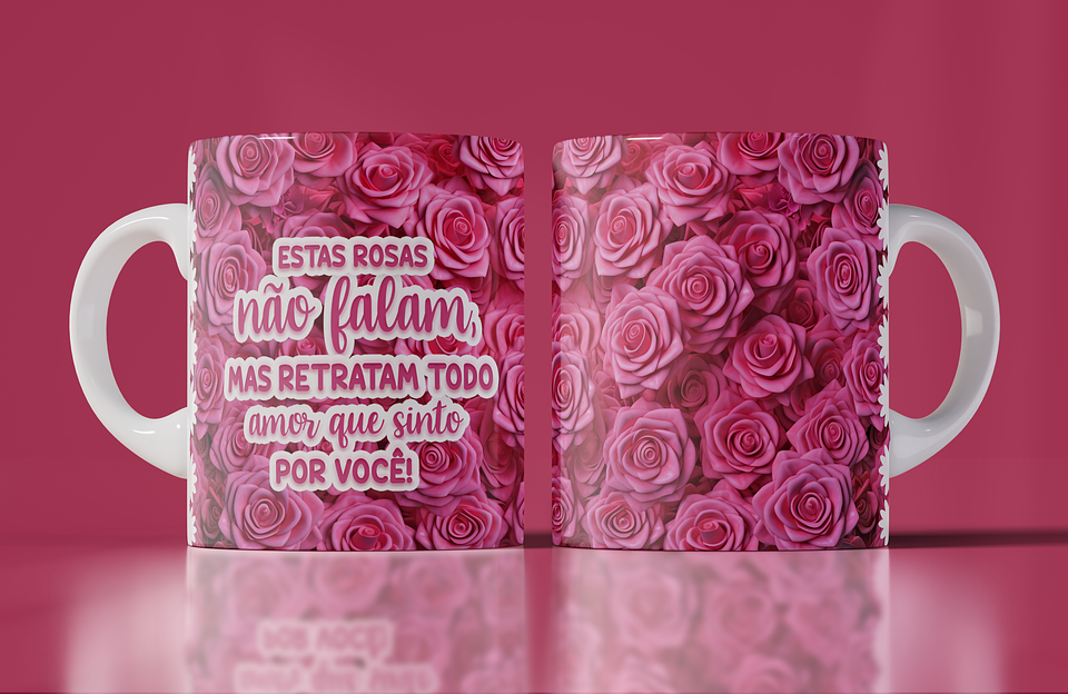 15 Artes Canecas Flores 3d em Photoshop 8