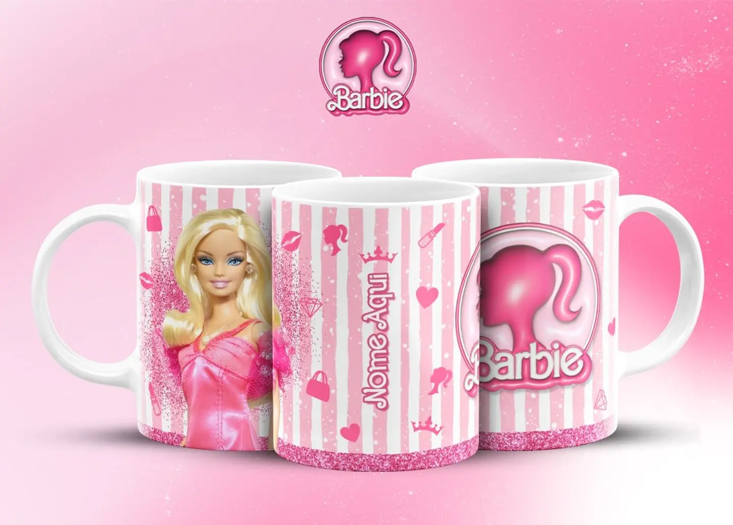 16 Artes Canecas Barbie Frases em Jpg 11