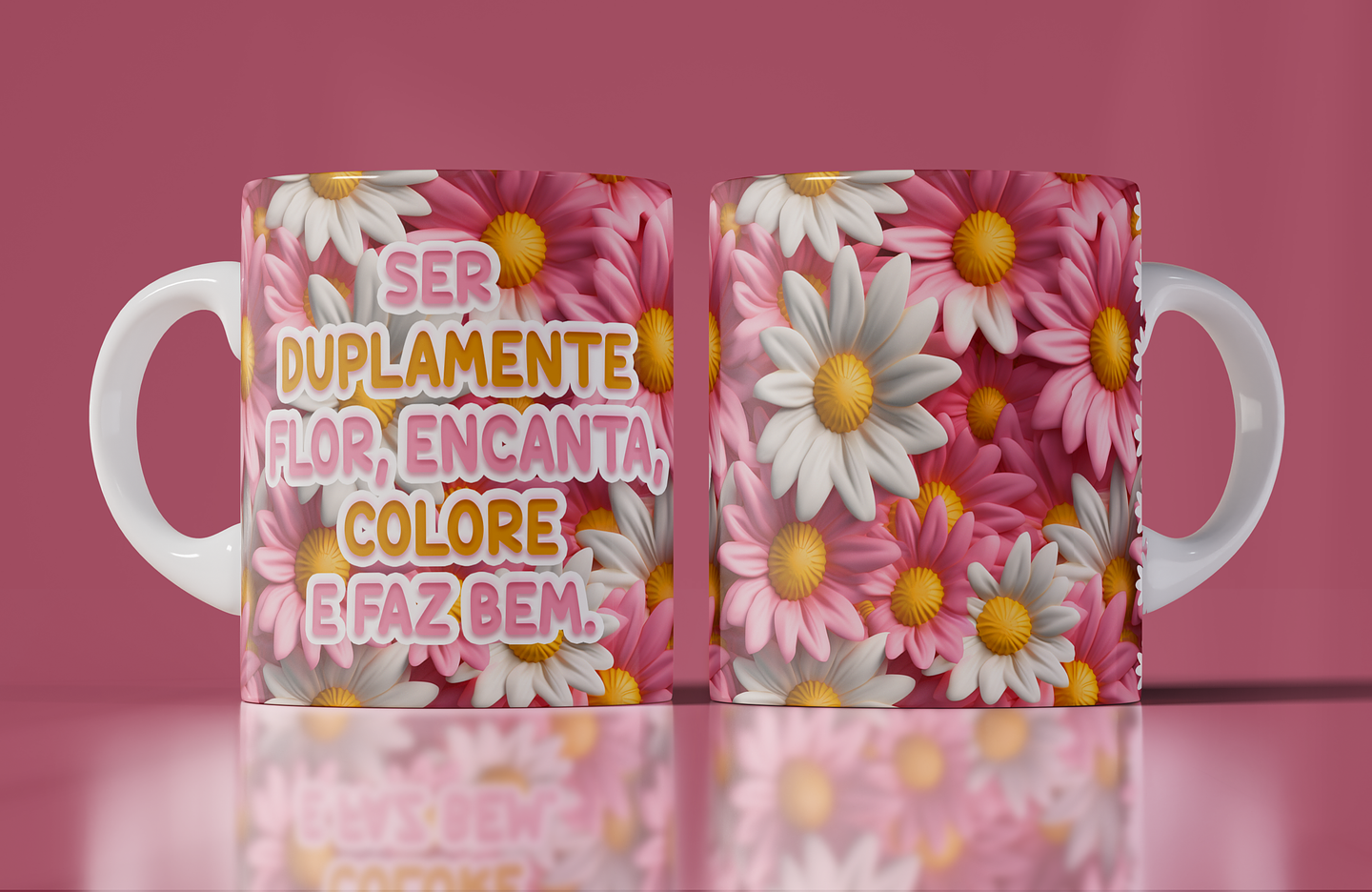 15 Artes Canecas Flores 3d em Photoshop 9