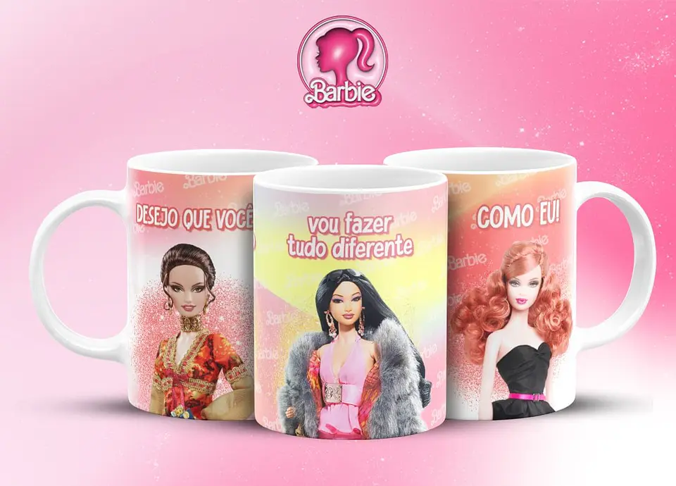 16 Artes Canecas Barbie Frases em Jpg 12