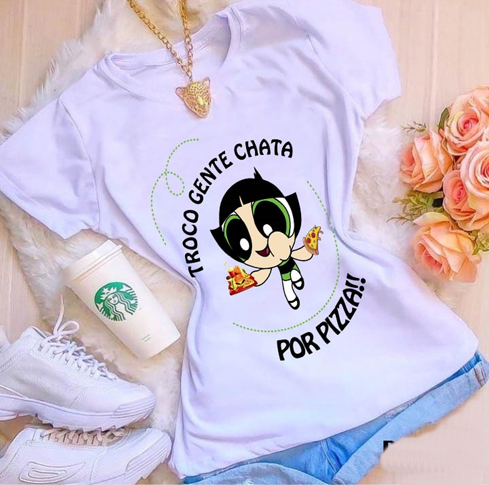 10 Artes Camisa Docinho Meninas Super Poderosas Arquivo em CorelDraw 1