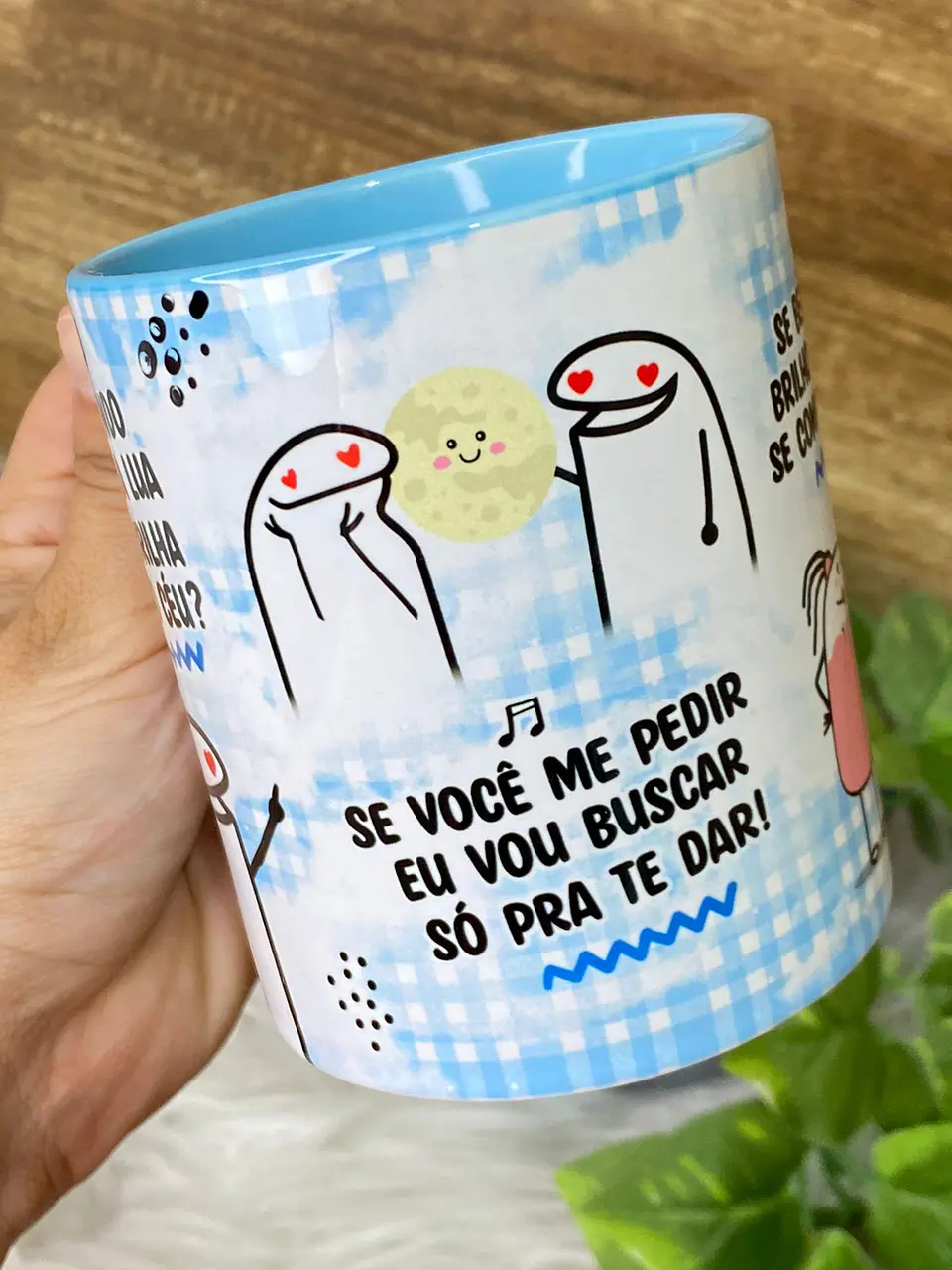 Artes para Caneca Ta Vendo Aquela Lua Flork Musica Thaguinho Frases em Jpg 3