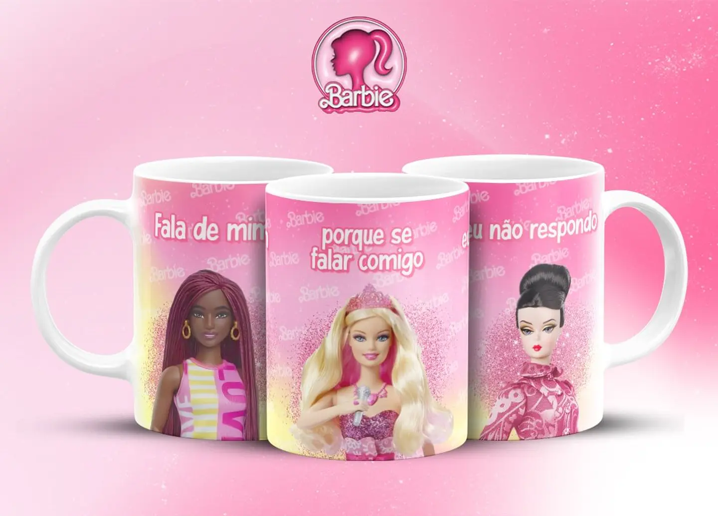 16 Artes Canecas Barbie Frases em Jpg 14