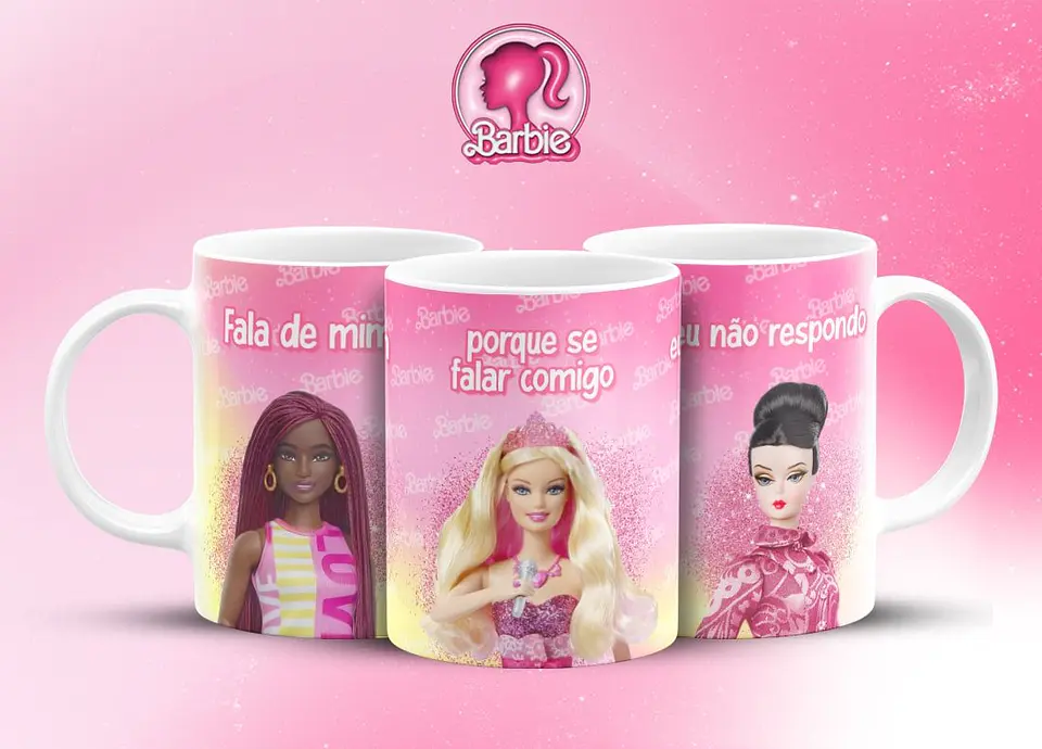 16 Artes Canecas Barbie Frases em Jpg 14