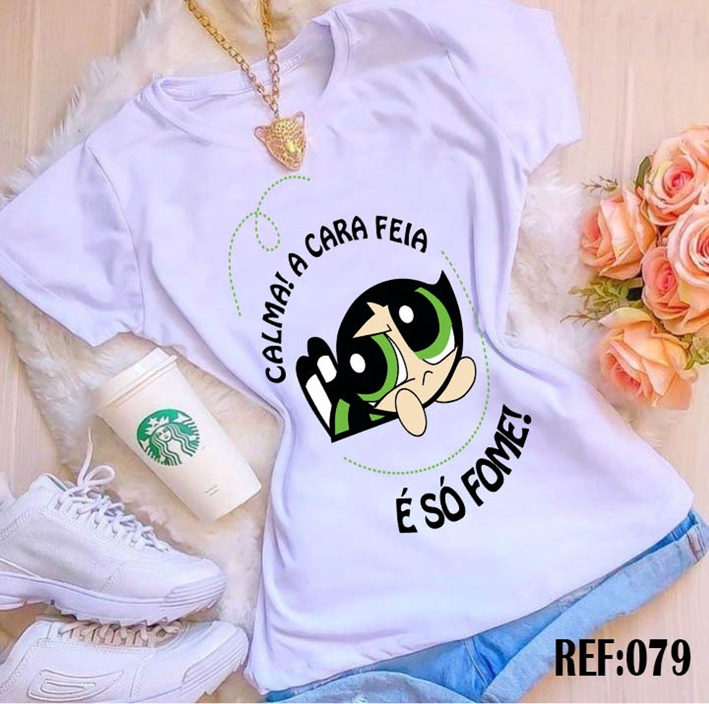 10 Artes Camisa Docinho Meninas Super Poderosas Arquivo em CorelDraw 3