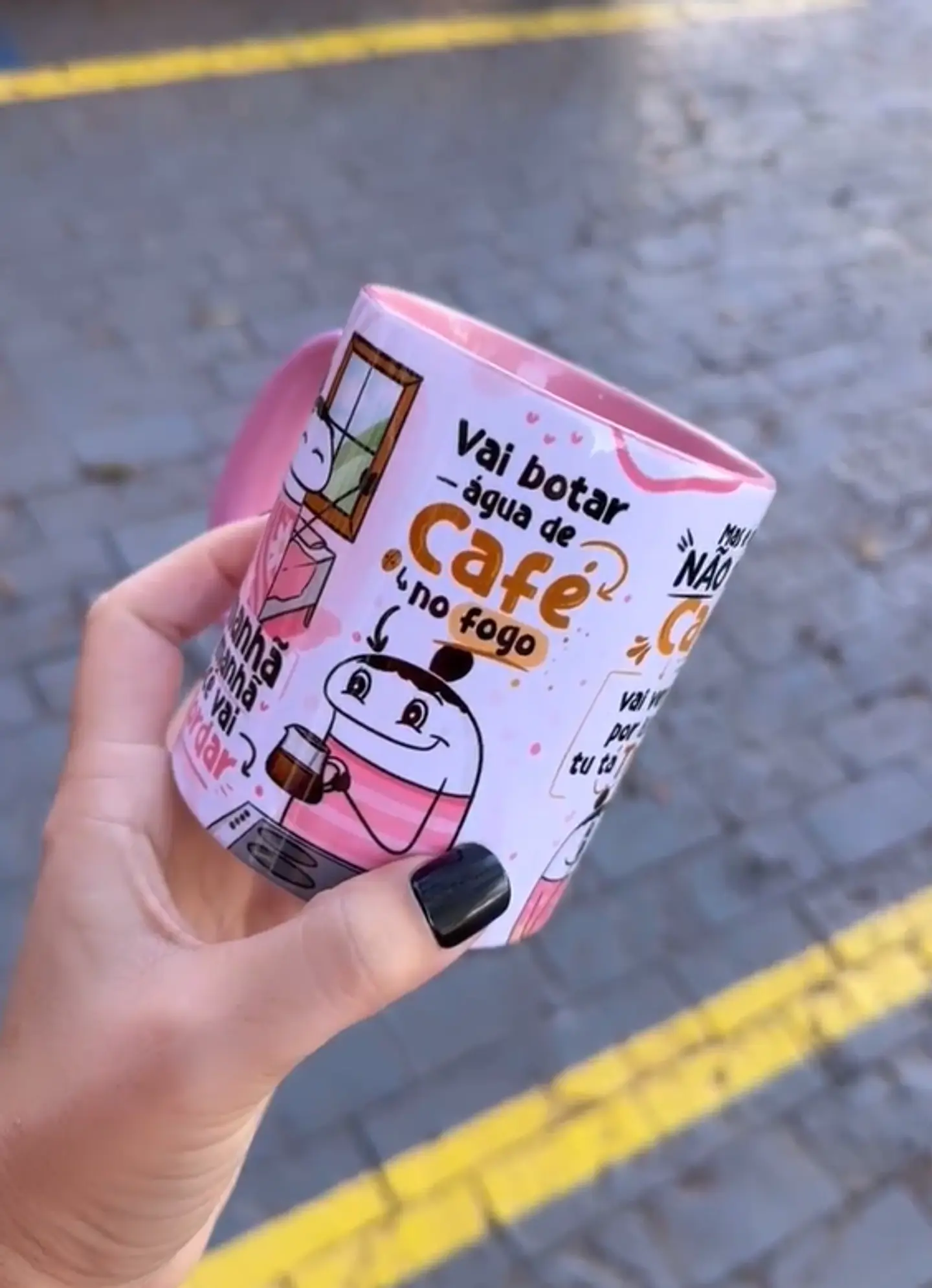 Artes para Caneca Flork Amanhã de Manhã Você Vai Acordar Arquivos Png  2