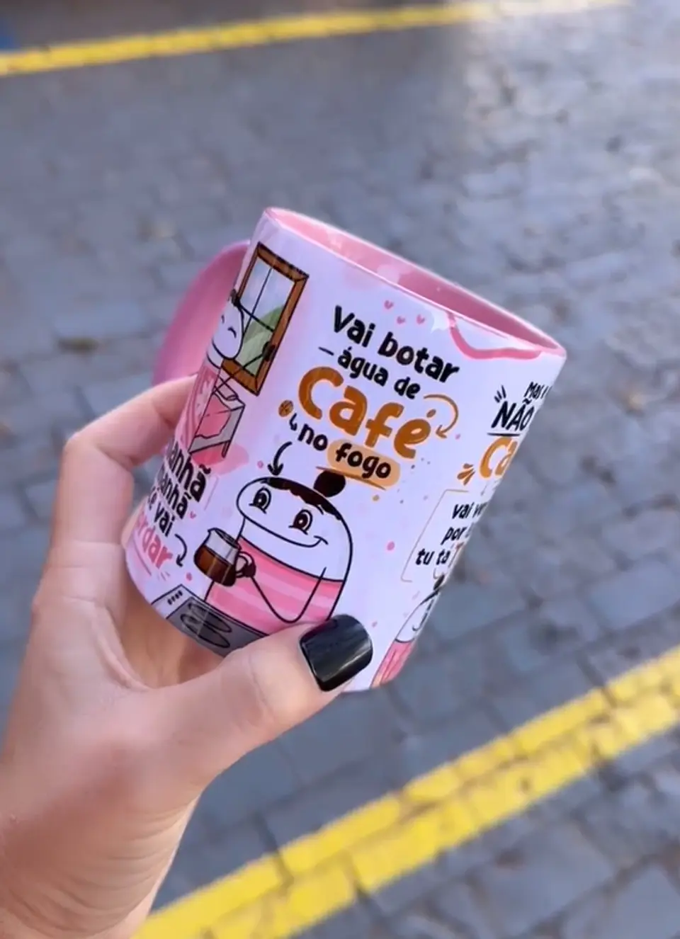 Artes para Caneca Flork Amanhã de Manhã Você Vai Acordar Arquivos Png  2