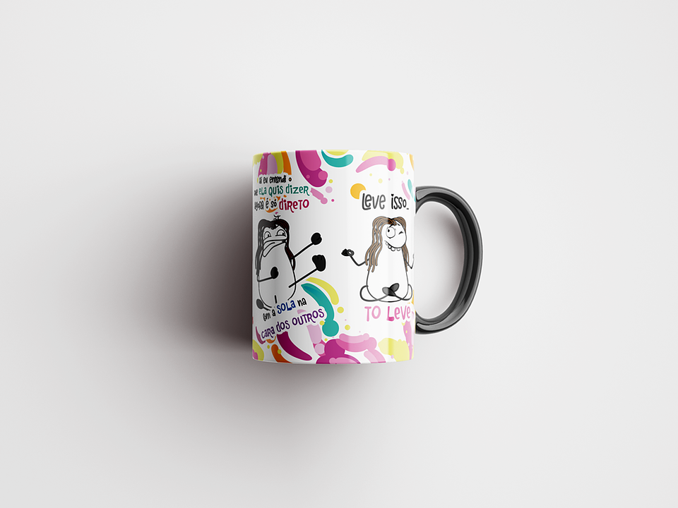 Arte Caneca Sai da Terapia agora e minha Psicóloga falou... Conselho de Piscologa Png 7