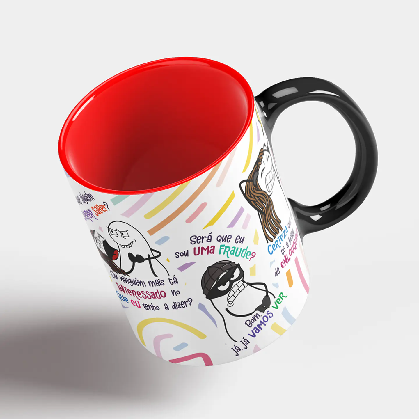 Arte Caneca Menina tá fincando Muito Tarde... Luisa Sonsa Menina Png 3