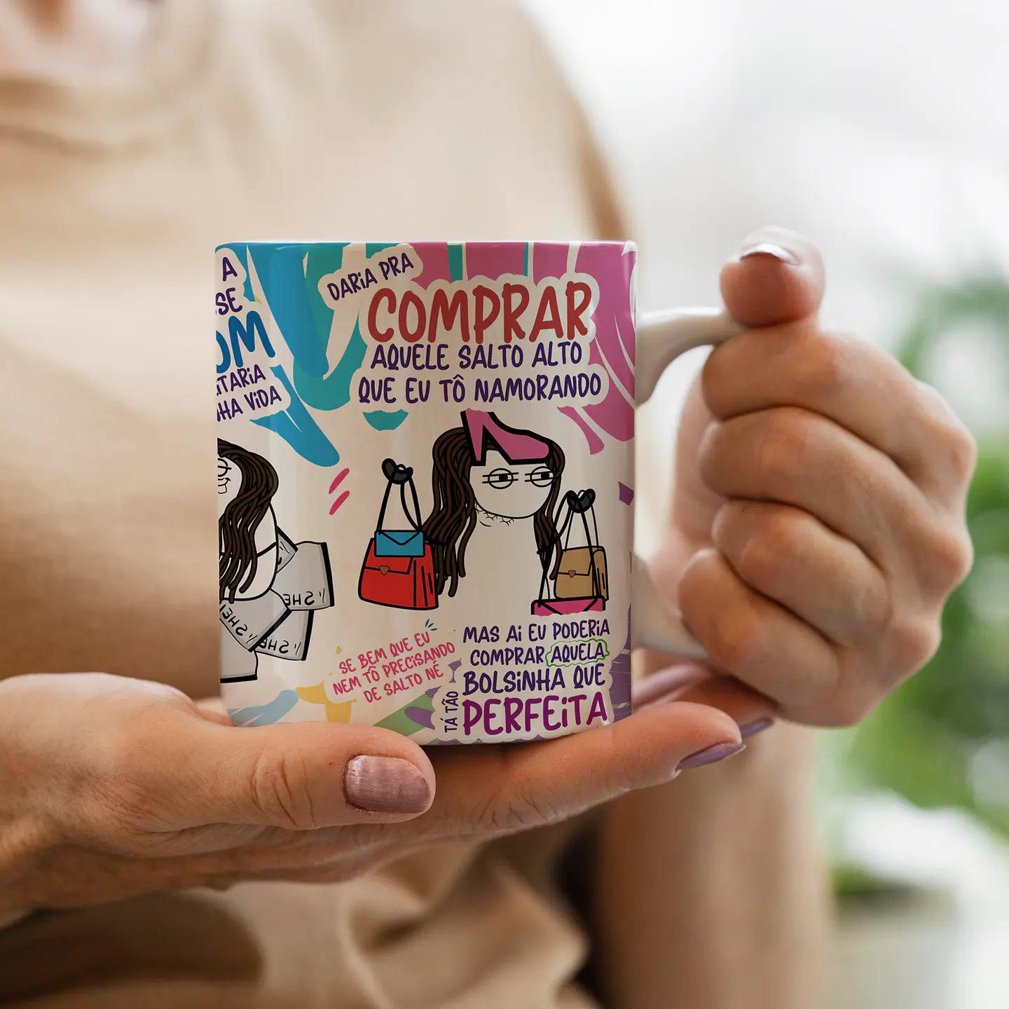 Arte para Caneca Será que eu já fiz meu check-in na Shein Hoje Parcelar em 6 Vezes Arquivo Png 2