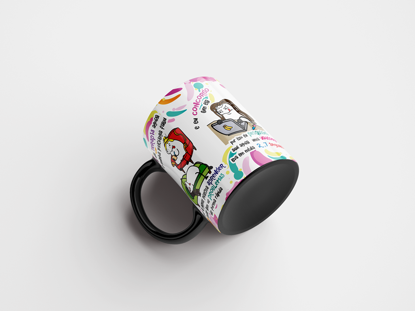 Arte Caneca Sai da Terapia agora e minha Psicóloga falou... Conselho de Piscologa Png 8