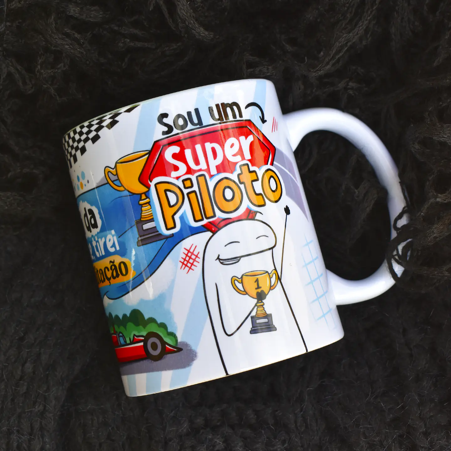 Artes para Caneca Flork Motorista Habilitado Arquivos Png  5