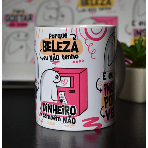 Arte Caneca Para Gostar de Mim Tem que mim Amar muito - Insuportável Versão Feminina Arquivo Png