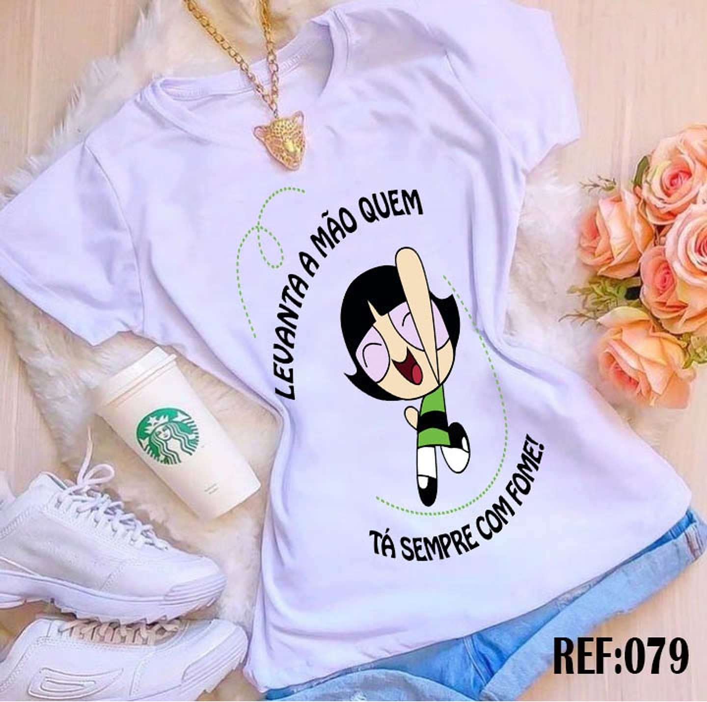 10 Artes Camisa Docinho Meninas Super Poderosas Arquivo em CorelDraw 6